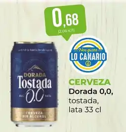SPAR Gran Canaria DORADA 0,0 Cerveza oferta