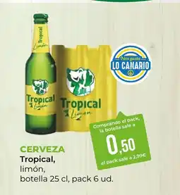SPAR Gran Canaria TROPICAL Cerveza oferta