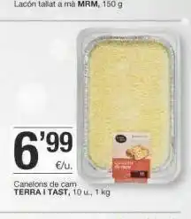 BonpreuEsclat 6'99 . canelons de cam terra i tast, 10 u., 1 kg oferta