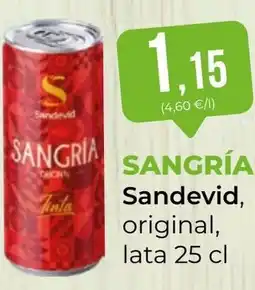 SPAR Gran Canaria SANGRÍA Sandevid oferta