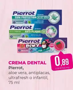 SPAR Gran Canaria PIERROT Crema dental oferta
