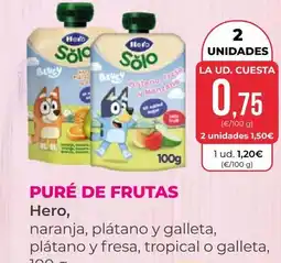 SPAR Gran Canaria HERO Puré de frutas oferta