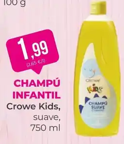 SPAR Gran Canaria CROWE KIDS Champú infantil oferta