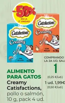 SPAR Gran Canaria CREAMY CATISFACTIONS Alimento para gatos oferta
