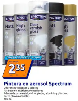 Action SPECTRUM Pintura en aerosol oferta
