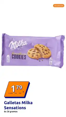 Action Galletas Milka Sensations oferta