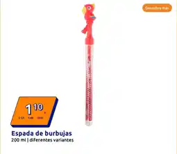 Action Espada de burbujas oferta