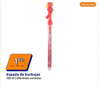 Action Espada de burbujas oferta