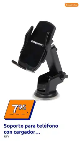 Action GRUNDIG Soporte para teléfono con cargador... oferta