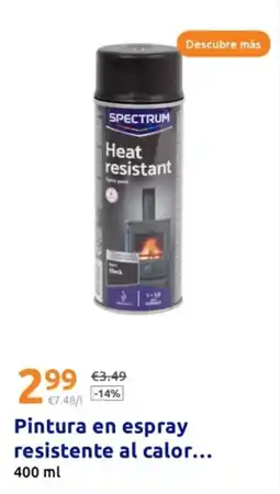 Action SPECTRUM Pintura en espray resistente al calor oferta