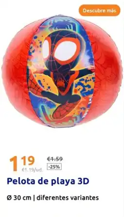 Action Pelota de playa 3D oferta