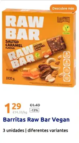 Action Barritas Raw Bar Vegan oferta