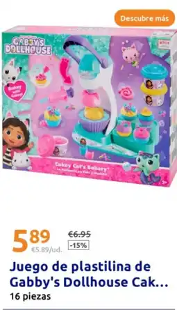 Action Juego de plastilina de Gabby's Dollhouse Cak... oferta
