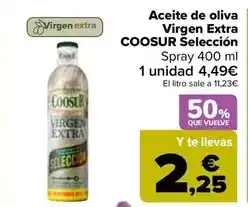 Carrefour Coosur - aceite de oliva virgen extra seleccion oferta