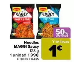 Carrefour Maggi - noodles saucy oferta