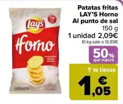 Carrefour Lay's - patatas fritas horno al punto de sal oferta
