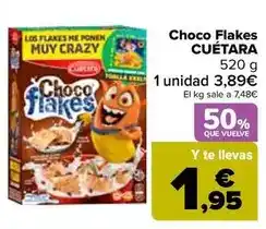 Carrefour Cuétara - choco flakes oferta
