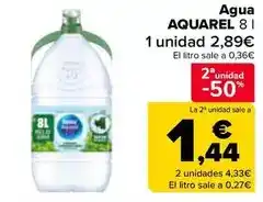 Carrefour Aquarel - agua oferta