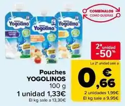 Carrefour Pouches yogolinos oferta