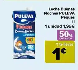 Carrefour Puleva - leche buenas noches peques oferta
