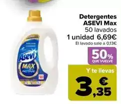 Carrefour Asevi - detergentes max oferta