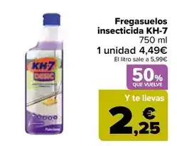 Carrefour Kh-7 - fregasuelos insecticida oferta