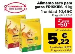 Carrefour Friskies - alimento seco para gatos oferta