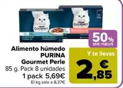 Carrefour Purina - alimento humedo gourmet perle oferta