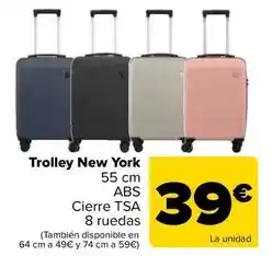 Carrefour Trolley new york oferta
