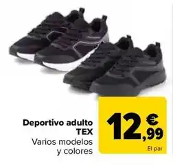 Carrefour Tex - deportivo adulto oferta