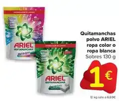 Carrefour Ariel - quitamanchas polvo ropa color o ropa blanca oferta