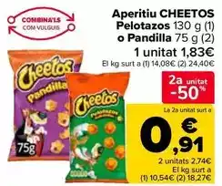 Carrefour Cheetos - aperitivo pelotazos o pandilla oferta