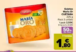 Carrefour Cuétara - galletas maría oro oferta