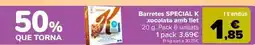 Carrefour Special k - barritas chocolate con leche oferta