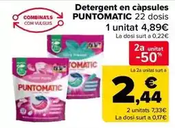 Carrefour Punto matic - detergente en cápsulas oferta
