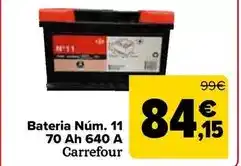 Carrefour Carrefour - bateria n11 70 ah 640 a oferta