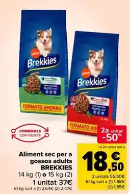 Carrefour Brekkies - alimento seco para perros adultos oferta
