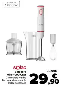 Carrefour Solac - batidora mixo 1000 chef oferta