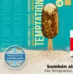 Dia Dia temptation - helado bombón almendrado pack-4 x 90 g oferta