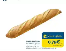 Cash Ecofamilia Pan - barra de oferta