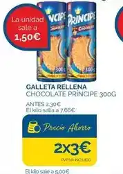 Cash Ecofamilia Lu - galleta rellena chocolate principe oferta
