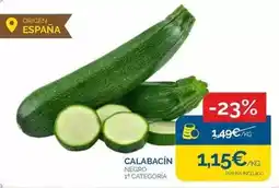 Cash Ecofamilia Calabacín oferta