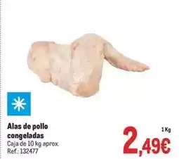 Makro Alas de pollo congeladas oferta