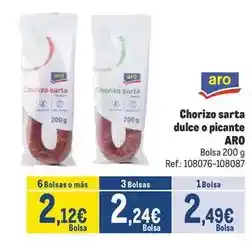 Makro Aro - chorizo sarta dulce o picante oferta