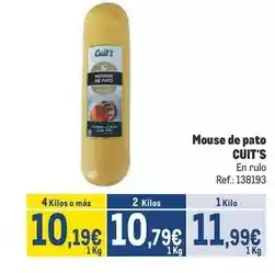 Makro Cuit´s - mouse de pato oferta
