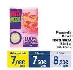 Makro Mozzarella picada mozza oferta