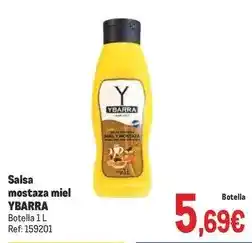 Makro Ybarra - salsa mostaza miel oferta