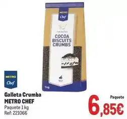 Makro Chef select - galleta crumba oferta