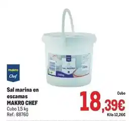 Makro Chef select - sal marina en escamas oferta