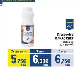 Makro Makro - chef chocogofre oferta